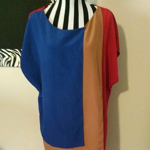 Asos Color Block Sheath Dress